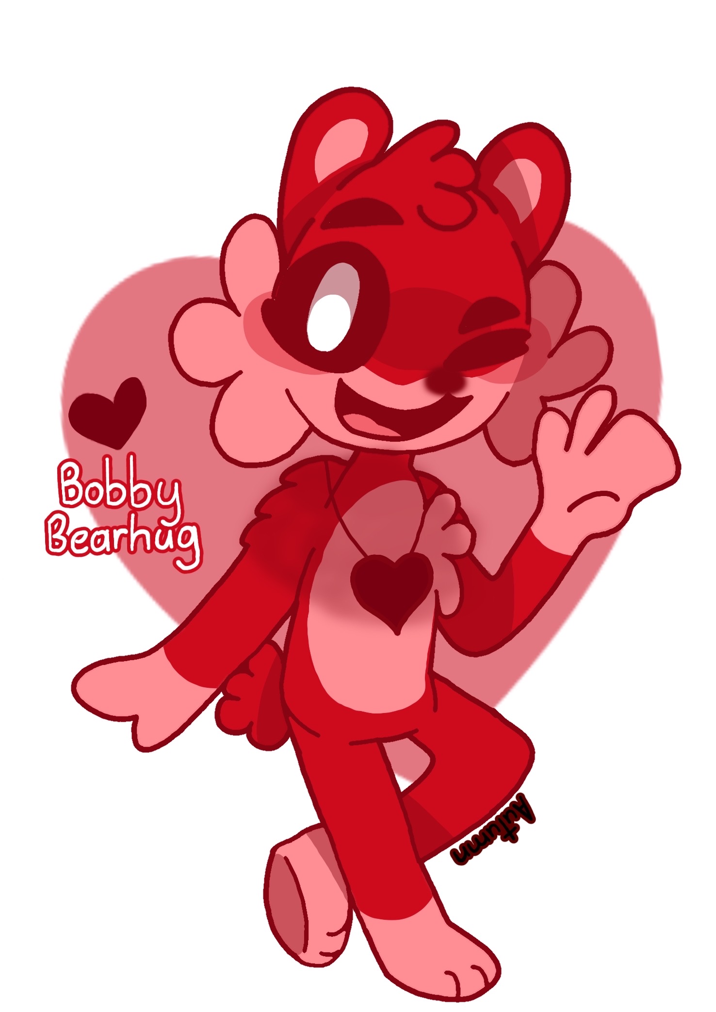 Peluche Bobby Bearhug Smiling Critters - Poppy Playtime - Rosso - Edizione Limitata 2025 - Foto 1