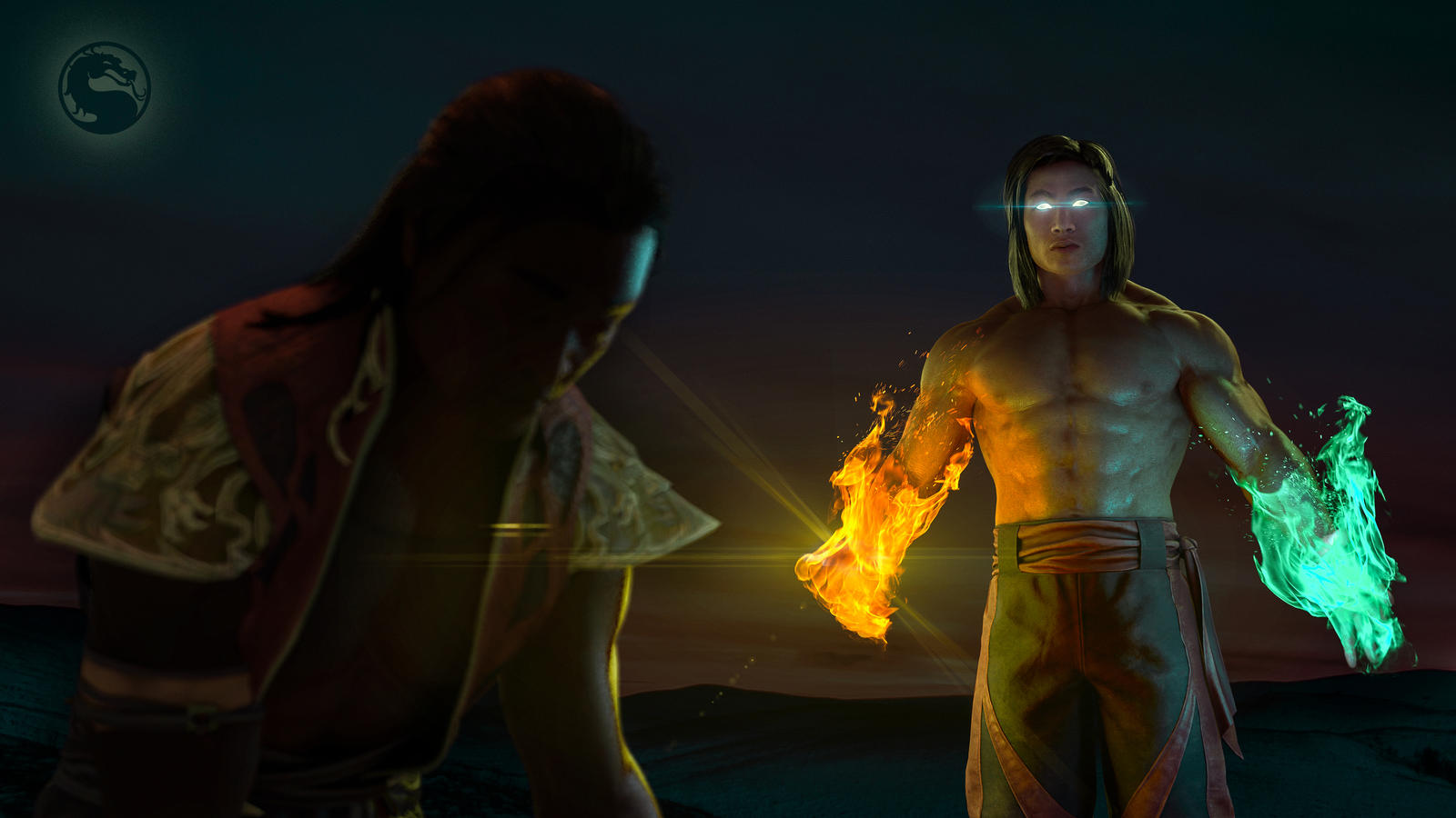 Liu Kang vs. Shang Tsung fight among latest MORTAL KOMBAT LEGENDS: BATTLE  OF THE REALMS images
