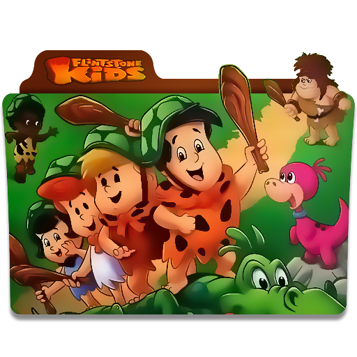 The Flintstone Kids Folder Icon by mikromike on DeviantArt
