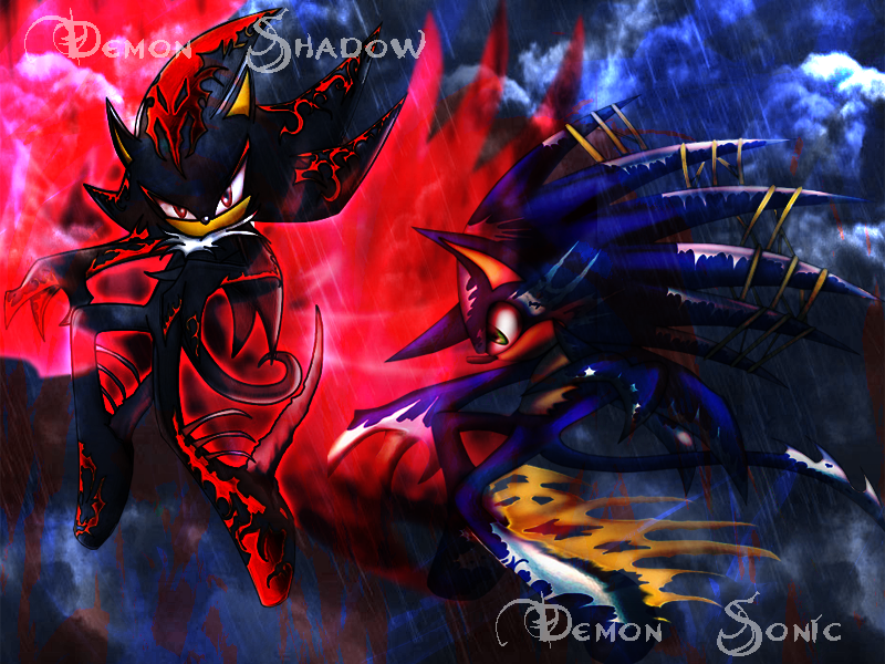 Dark sonic  Sonic, Sonic and shadow, Sonic fan characters