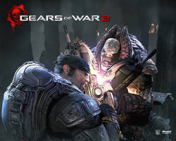 Gears of War 2 Chainsaw Battle