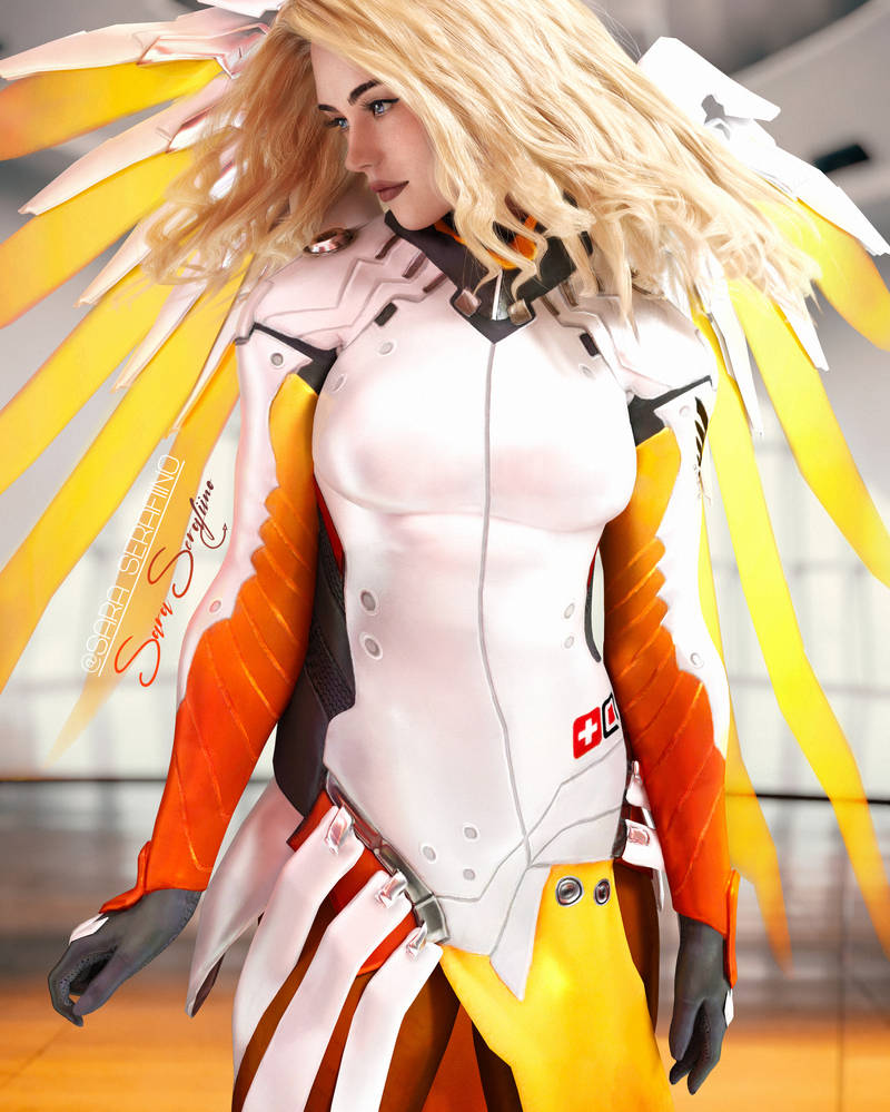 Fat Mercy Mercy (Overwatch) Cosplay by @SaraSerafiino by SaraSerafiino on DeviantArt