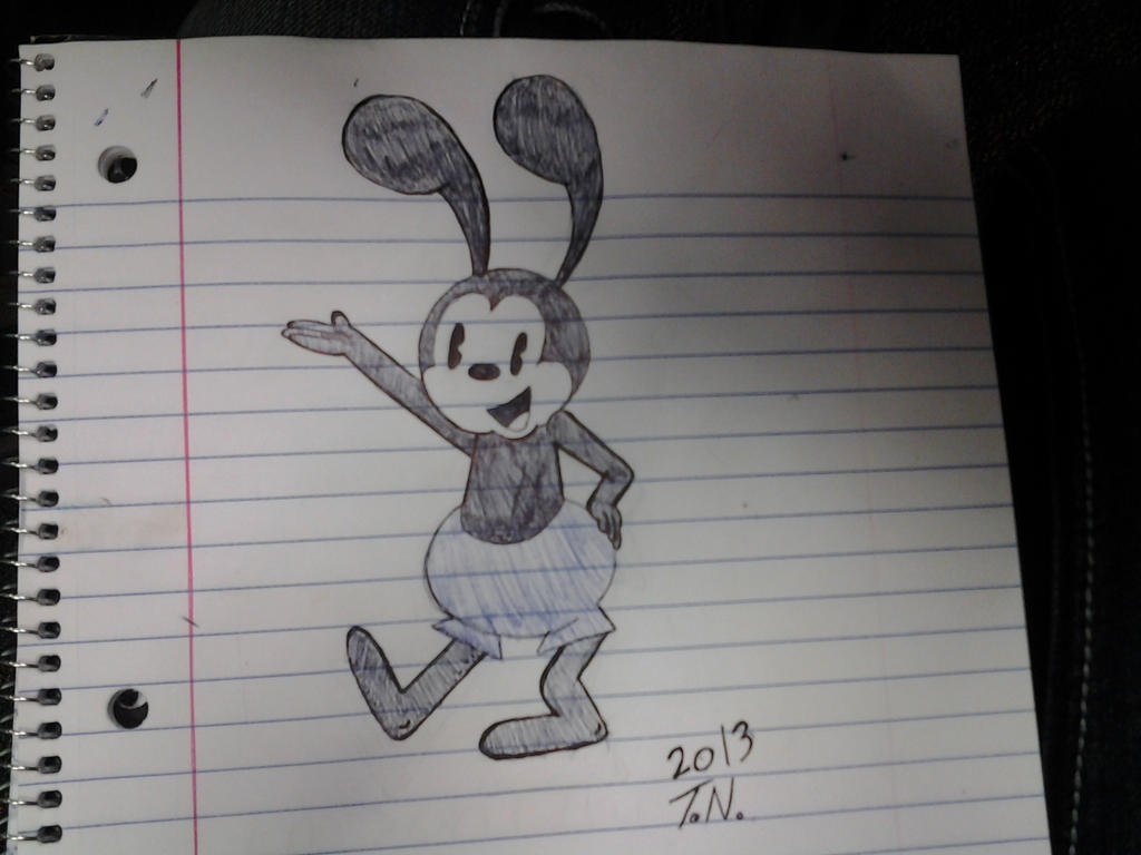Lucky Rabbit Drawing Drawing attempt: Oswald the Lucky Rabbit by TatianaMN on DeviantArt