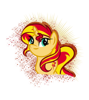 Pony Sunset + SPEEDPAINT!!