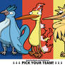 Pick your team!