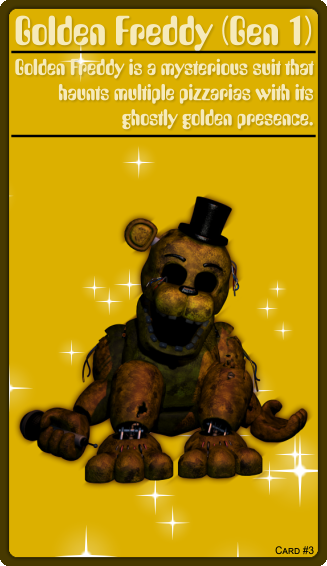 Golden Fn Card Golden Freddy (Gen 1) trading card by FramedBlaze on DeviantArt