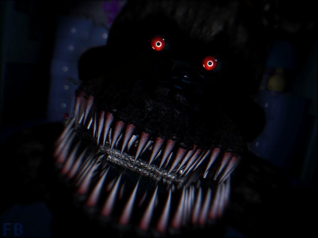 Ucn fnaf) nightmare fredbear jumpscare my version by xXMrTrapXx on  DeviantArt