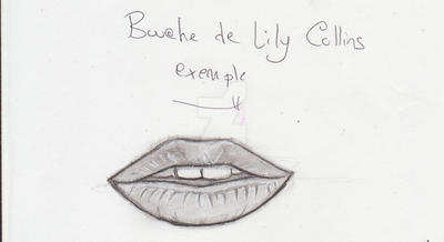 Lily Collins Bouche 001