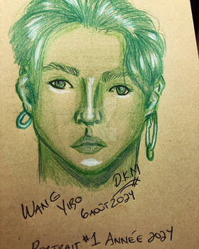 wang yibo portrait 3 august 2024