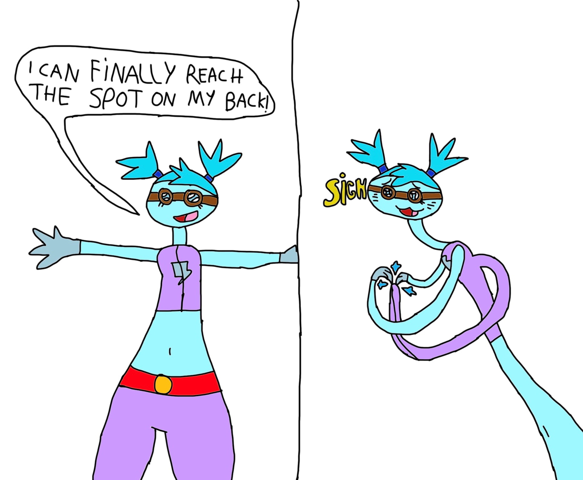 The benefits of Super-Human Elasticity by lasticlover on DeviantArt