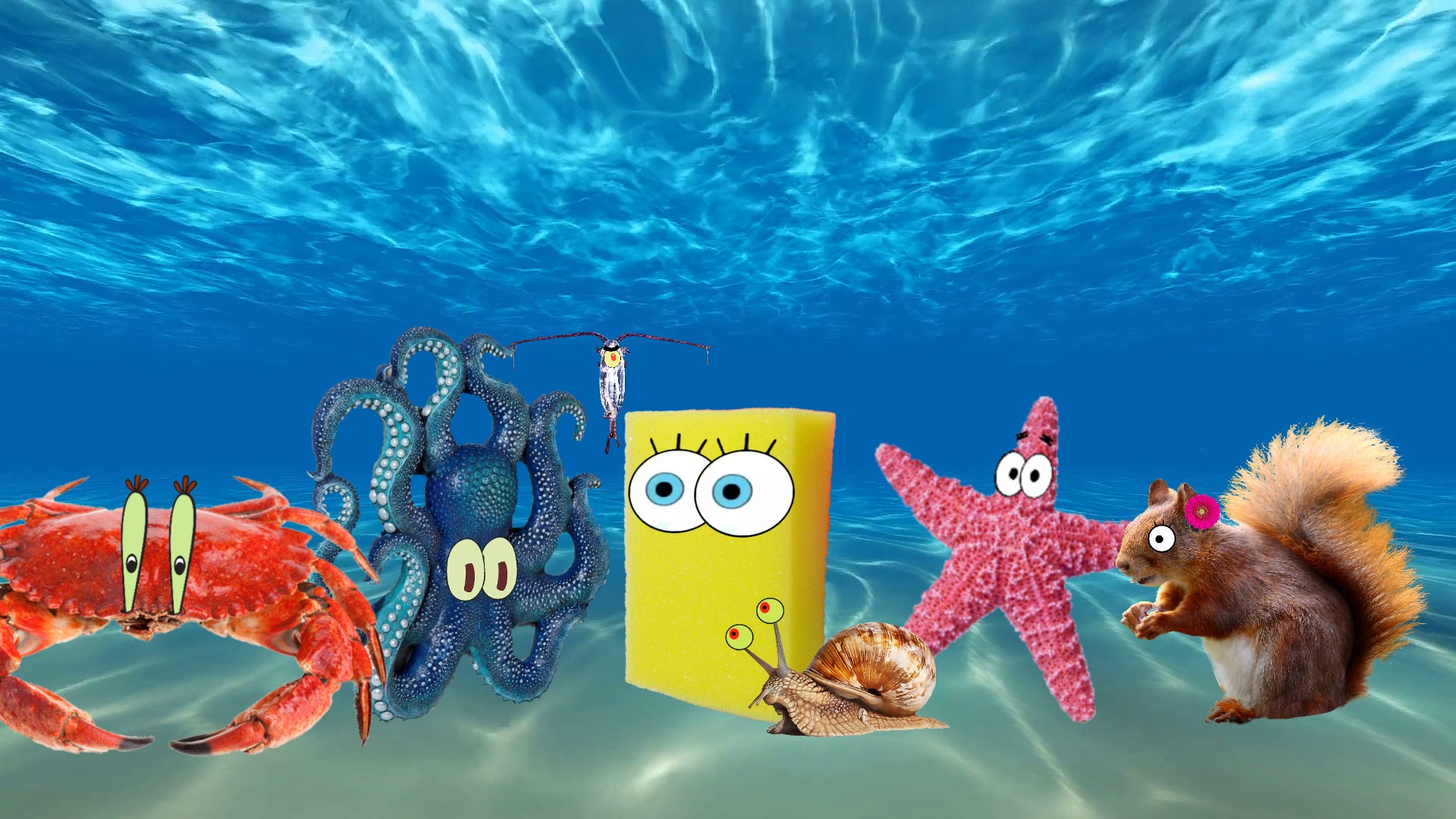 SpongeBob and Friends in Real Life by lasticlover on DeviantArt
