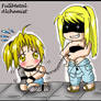 Winry x Edo chibi XD