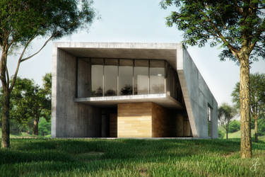 concrete house