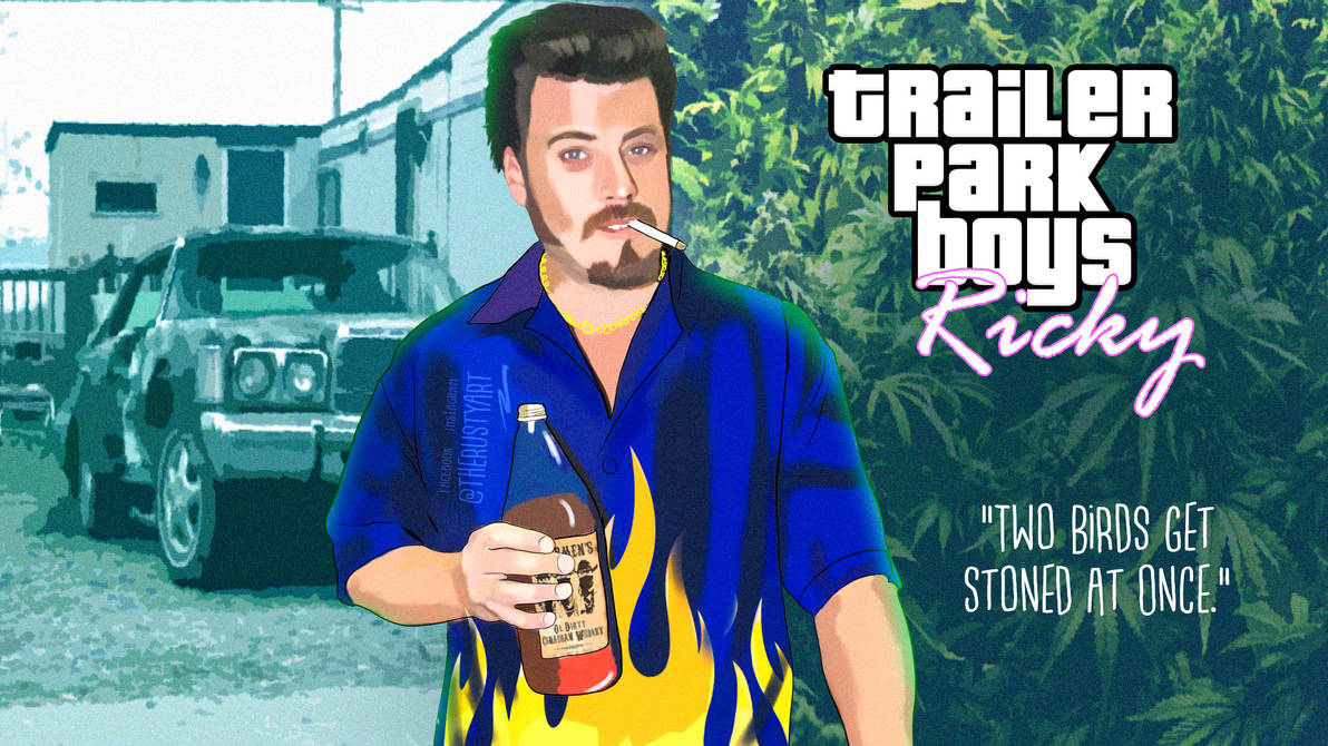 Ricky Trailer Park Boys GTA Loading Screen Art by therustyart on DeviantArt
