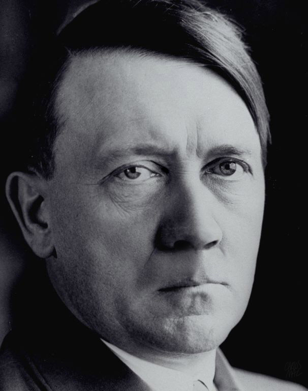 Hitler without mustache