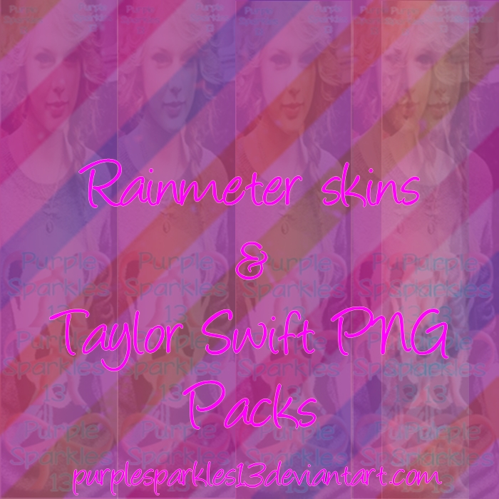 Rainmeter skins and Taylor Swift PNG lTwo Packsl