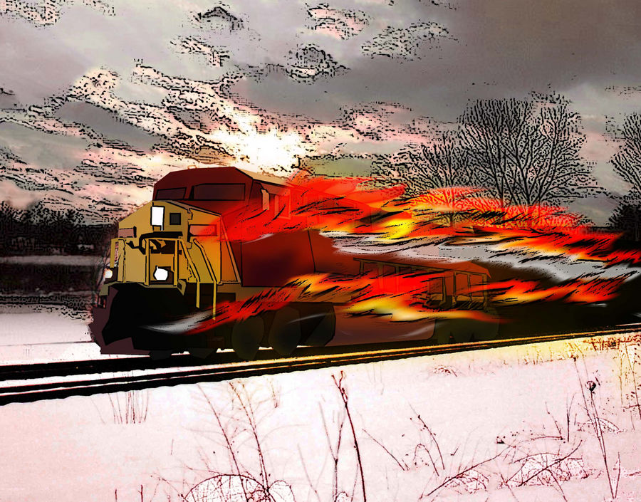 Fire and Ice train by paint27 on DeviantArt