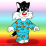 Baby Sylvester in his pajamas