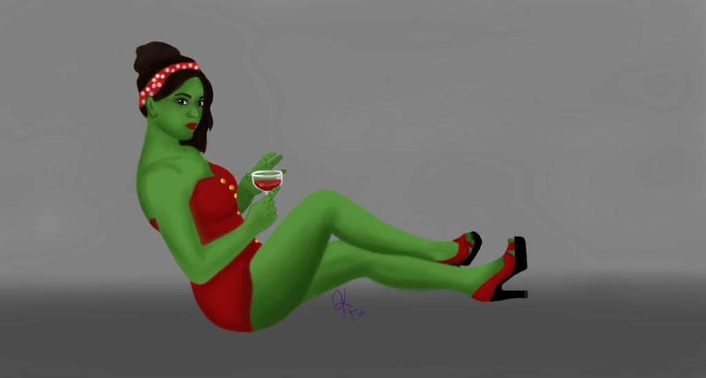 Pinup Gamora