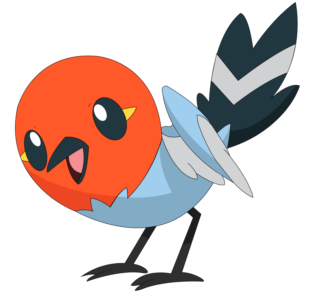 Felcheling Fletchling - Vector by Ruki-Makino on DeviantArt