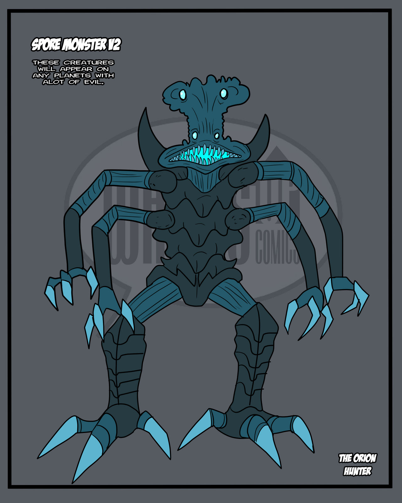 Deviantart Spore Spore Monster v2 by ComicmakerJoe on DeviantArt
