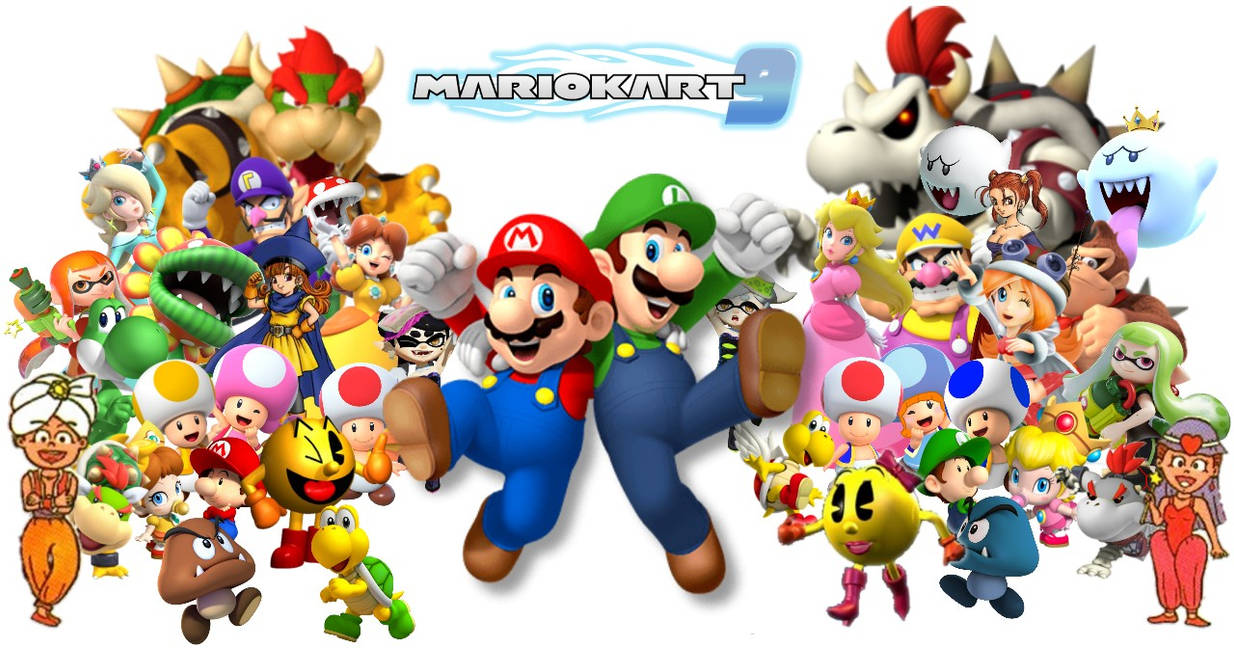 Mario Kart 9 Default Characters by TrustaMann on DeviantArt
