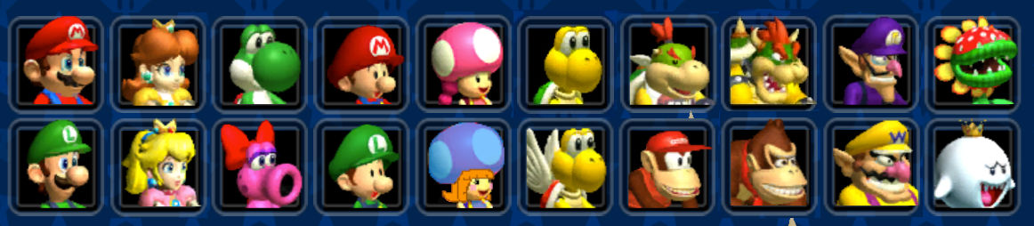New Character Roster for Mario Kart: Double Dash by TrustaMann on ...