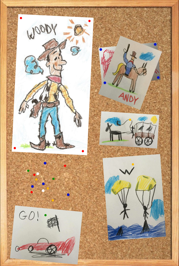 Toy Story 1 Andy's Cowboy Bulletin Board by TrustaMann on DeviantArt