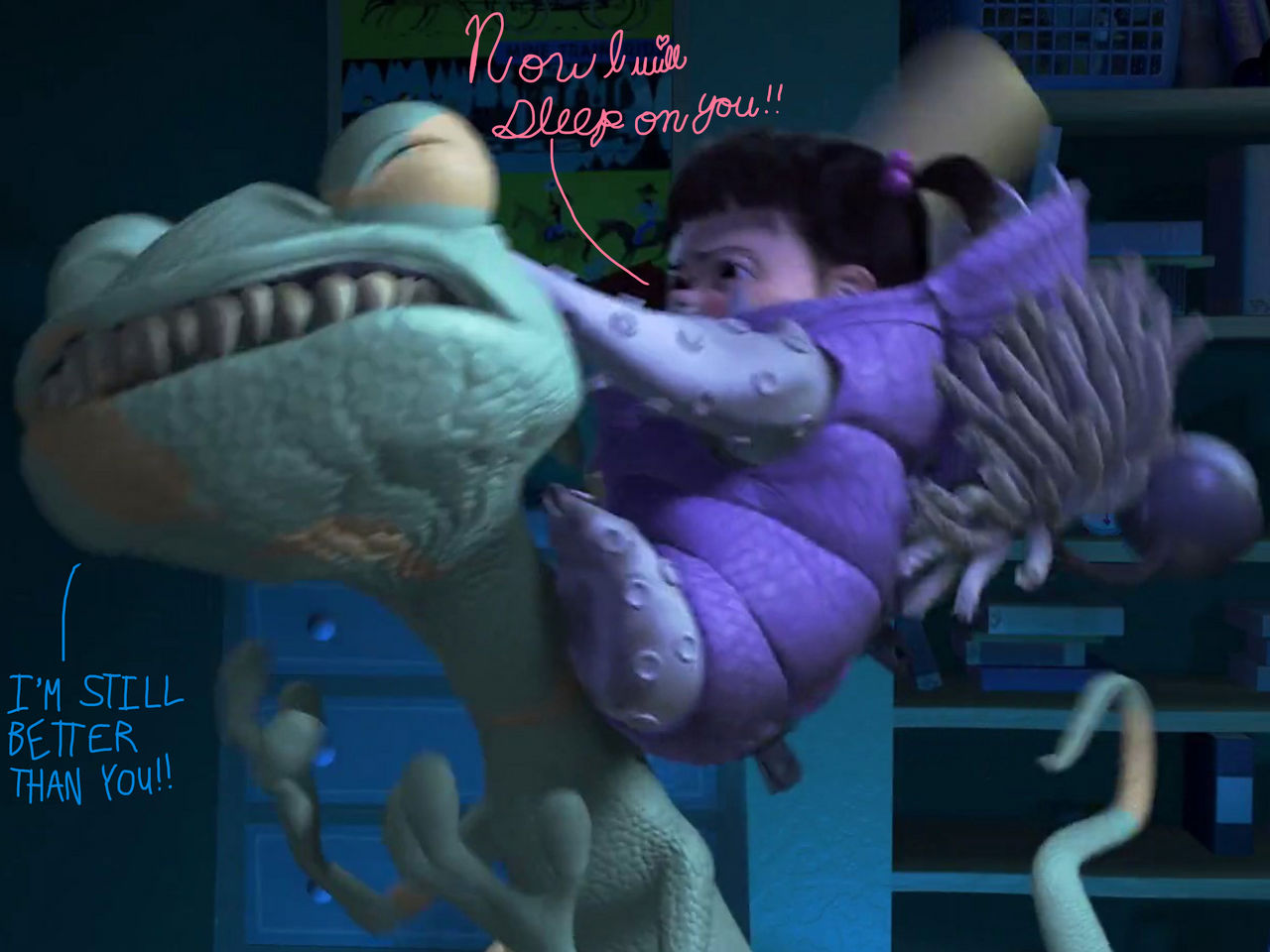 Boo Attacks Randal Boo Is Better Than Randall by TrustaMann on DeviantArt