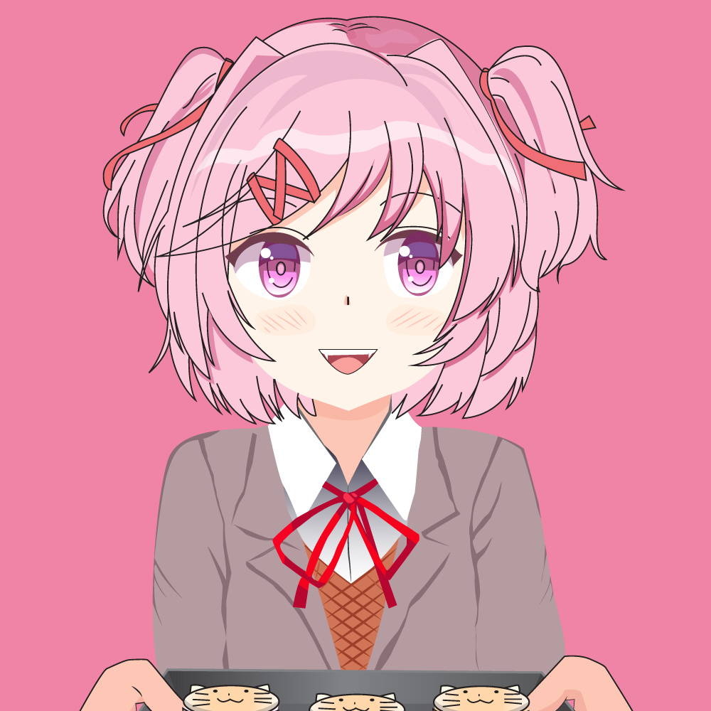 Natsuki's Giantess Club Possible Scrapped Cover by Questathana on