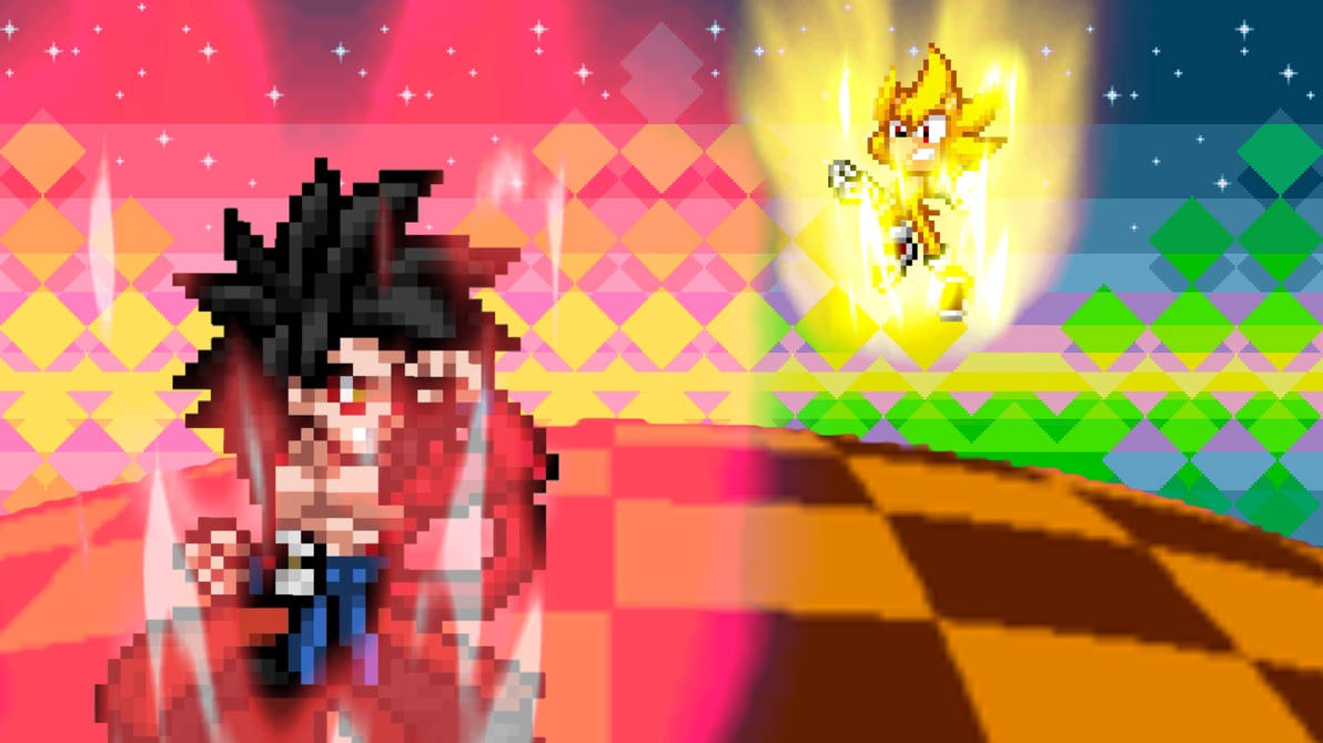 Archie Sonic Vs Xeno Goku by SSXUSONIC on DeviantArt