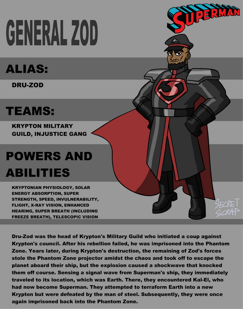 Superman of Tomorrow: General Zod by SecretScrapV2 on DeviantArt