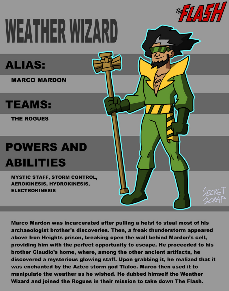 Weather Wizard Sticker The Flash TAS: Weather Wizard by SecretScrapV2 on DeviantArt