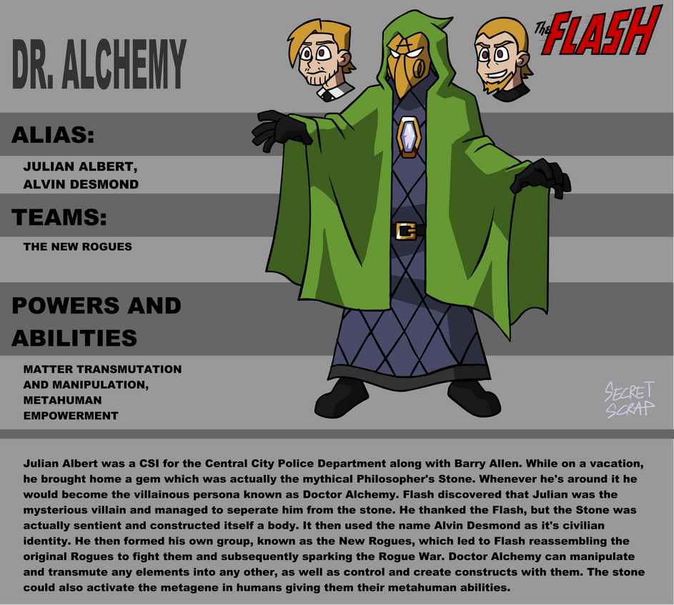 The Flash TAS: Dr. Alchemy by SecretScrapV2 on DeviantArt