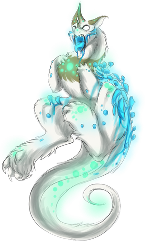 It's a fluffy mushroom raptor! by Sankko It's a fluffy mushroom raptor! by Sankko