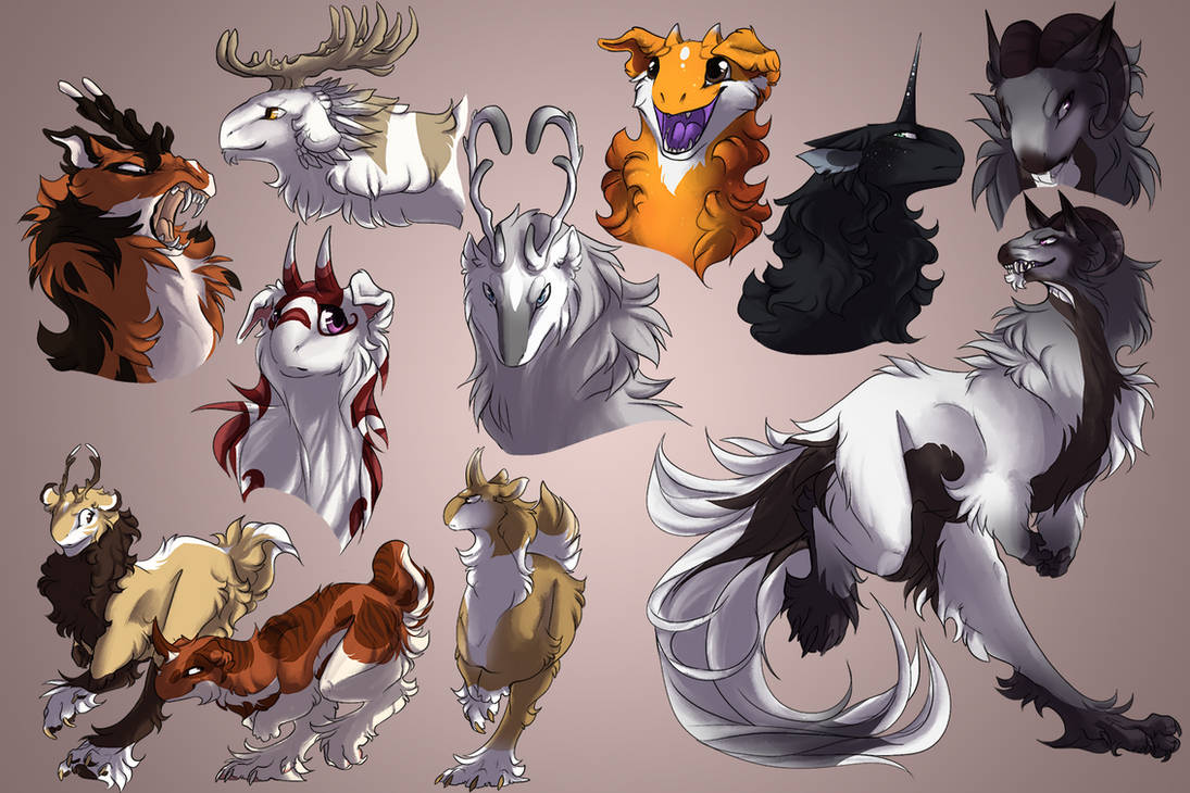Kuku doodles - Fluffy edition by Sankko on DeviantArt