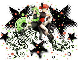 Meloetta Aria and Pirouette