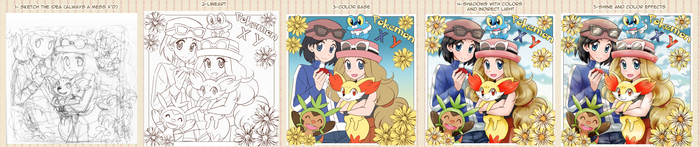 Pokemon XY- process