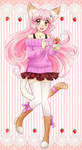 Pink catgirl- commission by TSaianda