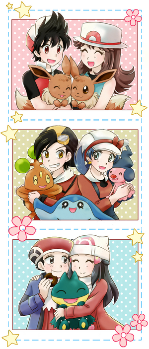 Pokemon and friends - Commission