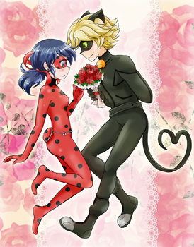 Ladybug and chat noir