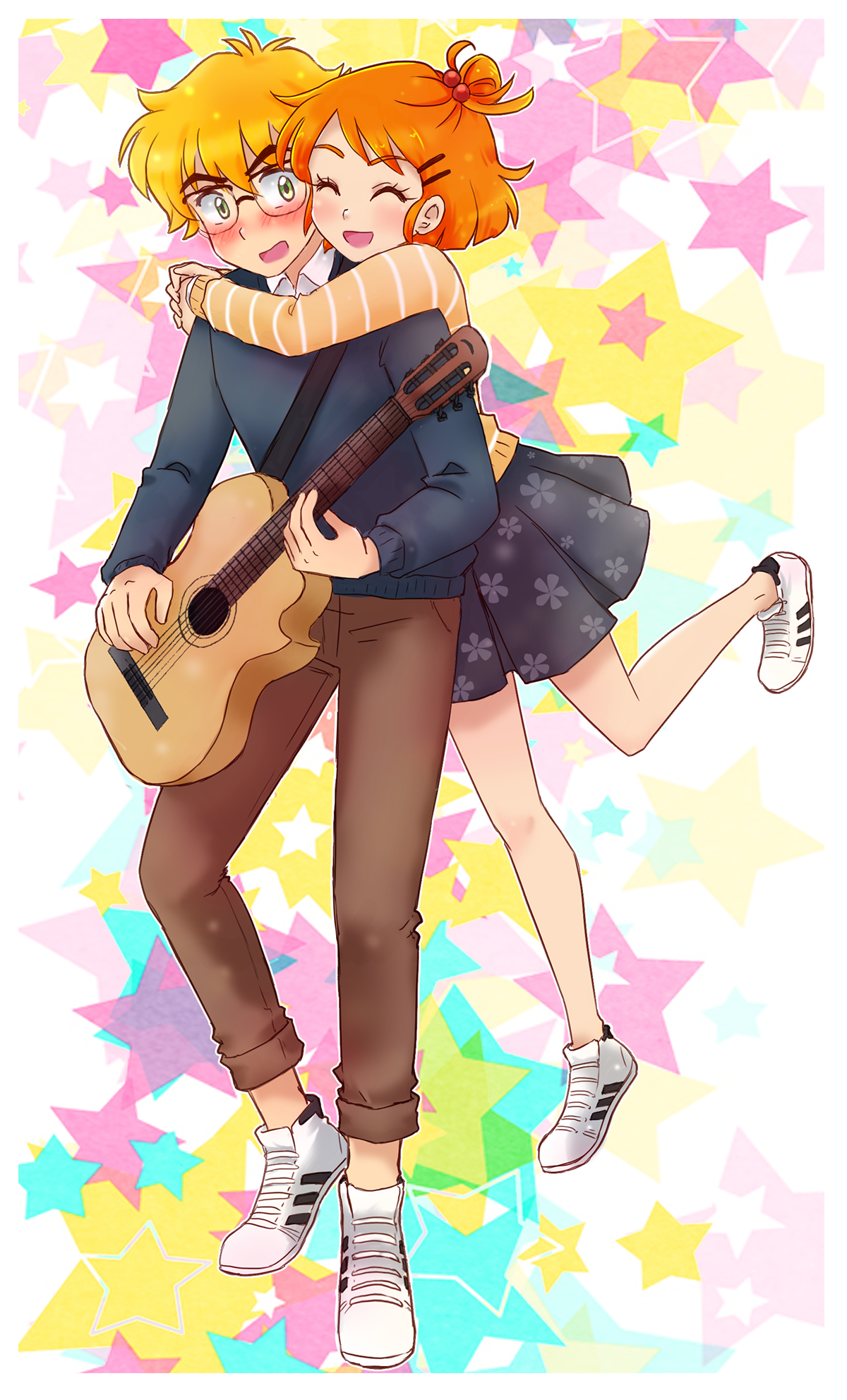 Surprise hug by TSaianda on DeviantArt