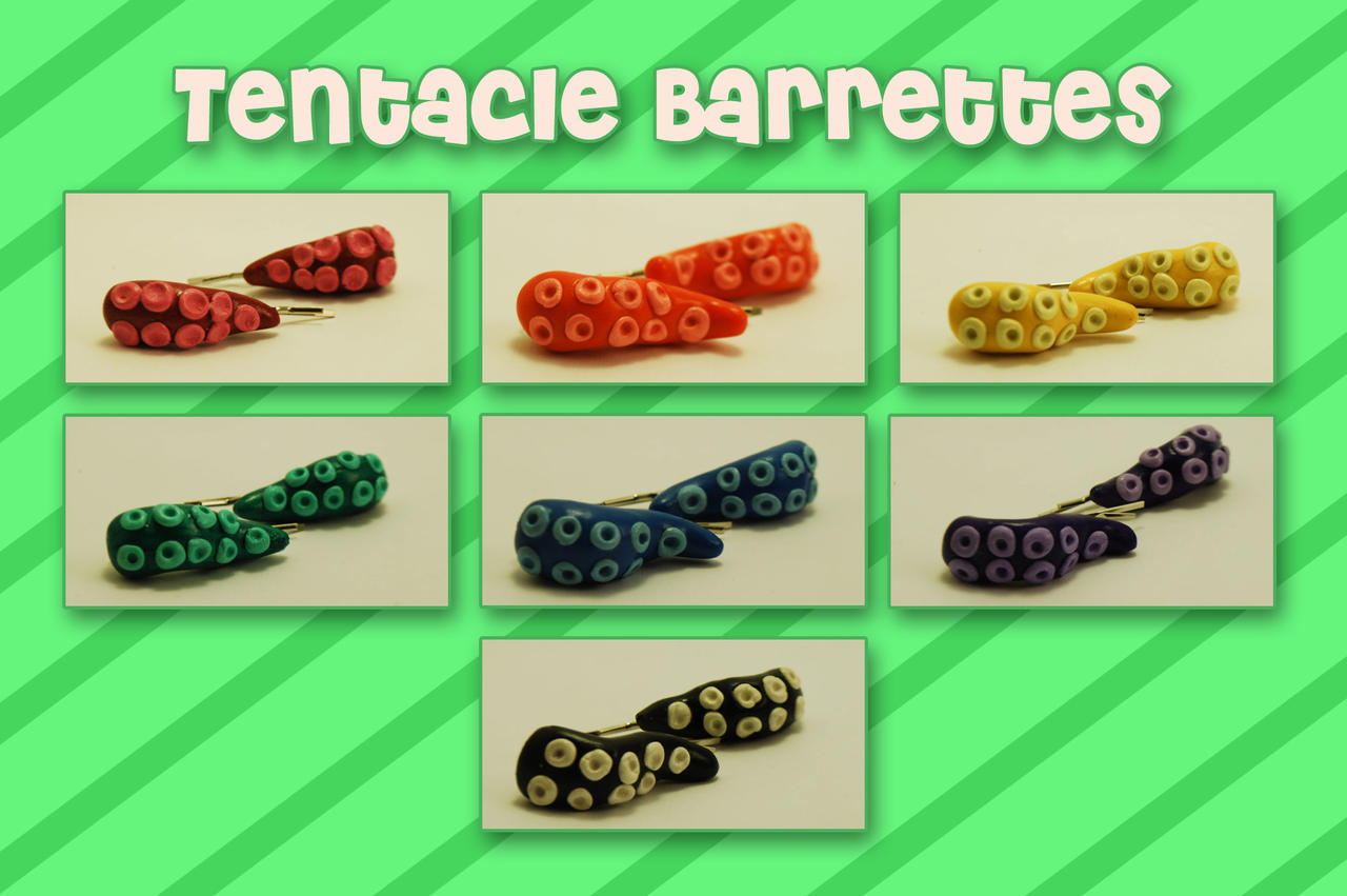 Tentacle Barrettes