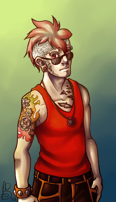 Punk!Stuck Dave Strider