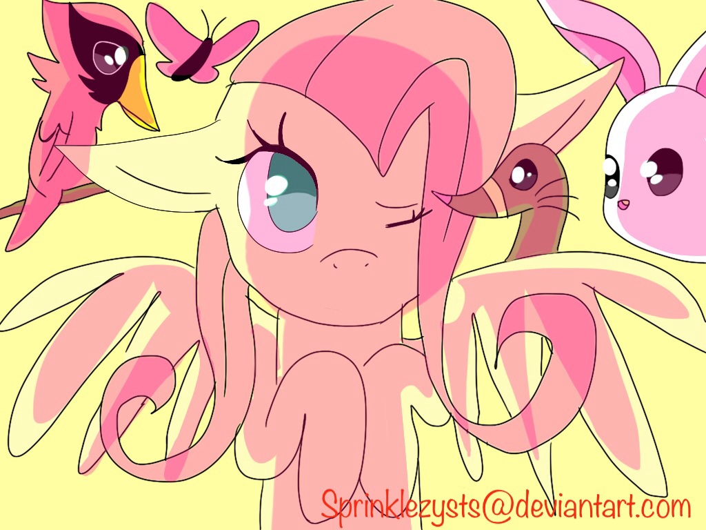 We are here, Fluttershy