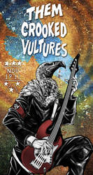 Them Crooked Vultures album poster