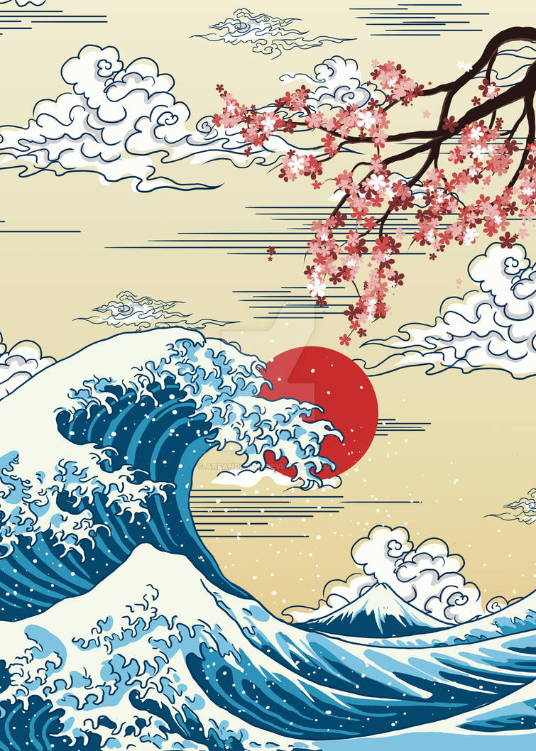 Japanese Wave by Arfandesign on DeviantArt