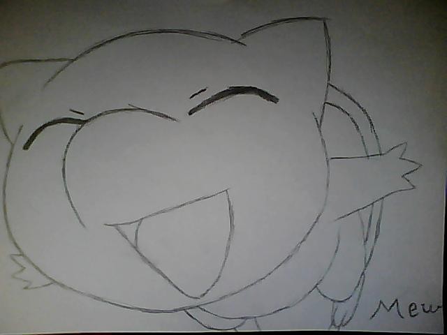 Happy Mew Sketch