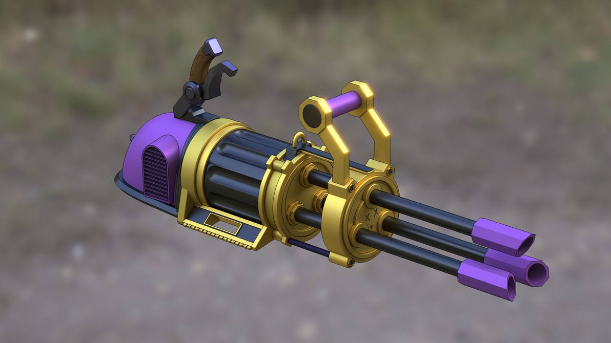 Pow-Pow / Jinx's Minigun (Arcane) by Eoin127 on DeviantArt