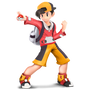 Trainer Gold, in Smash Ultimate render Style